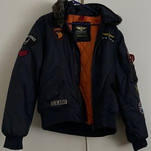 Air Crew jacket, navy blue, size M